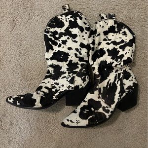 Dingo Calfskin Cowboy Boots